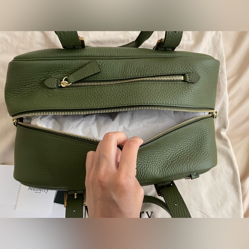 Mulberry Boston Bag in Fern - Picture 8 of 9
